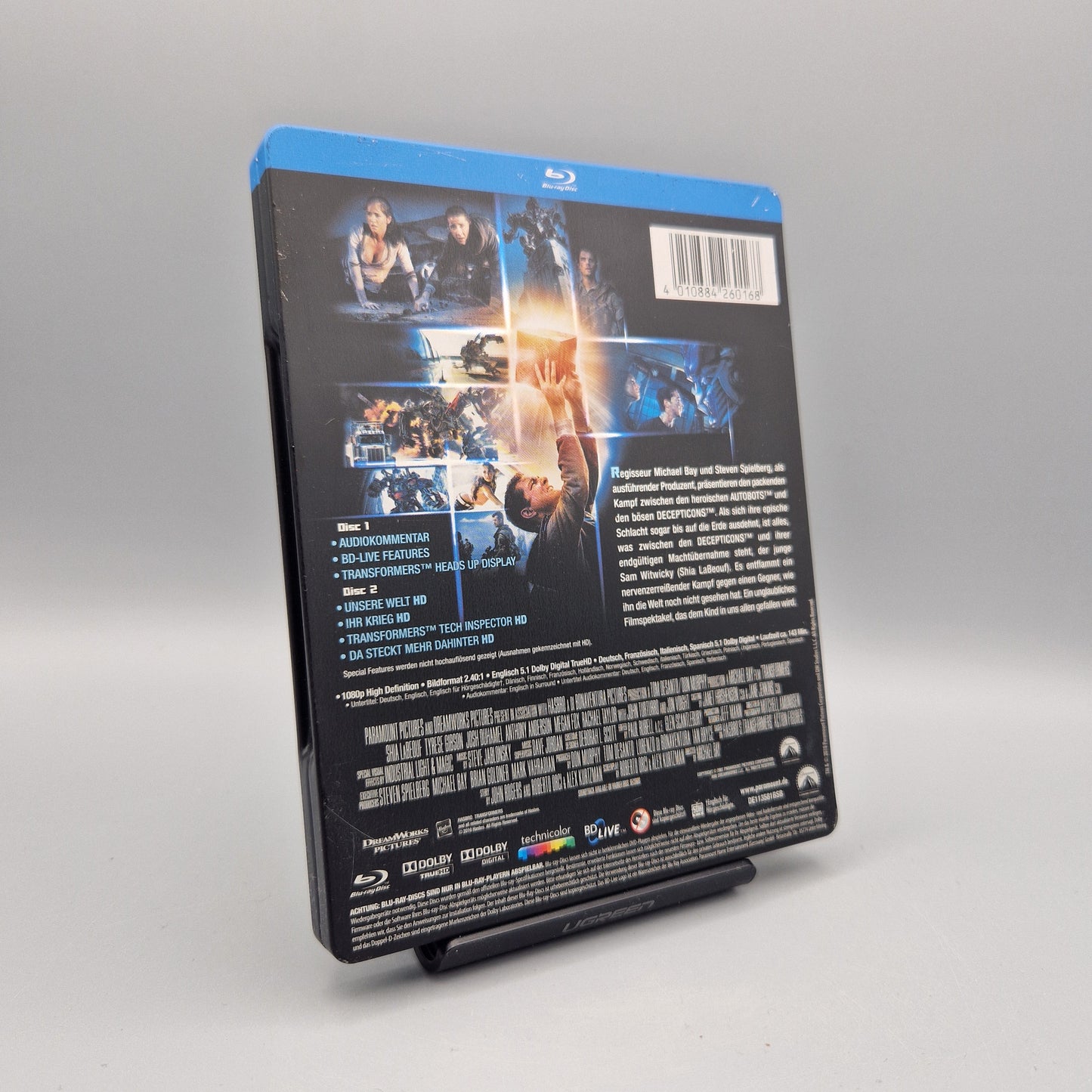 Blu-Ray Film: Transformers	Steelbook	2-Disc-Special-Edition