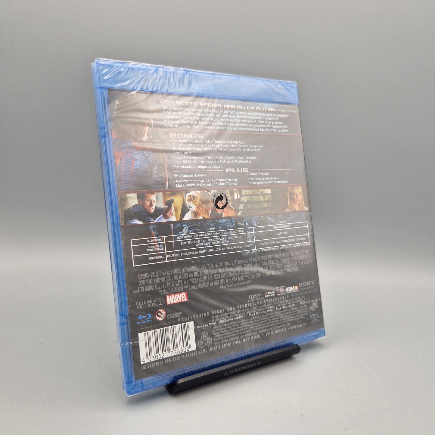 Blu-Ray Film: The Amazing Spider-Man	2-Disc		Zustand:	Neu