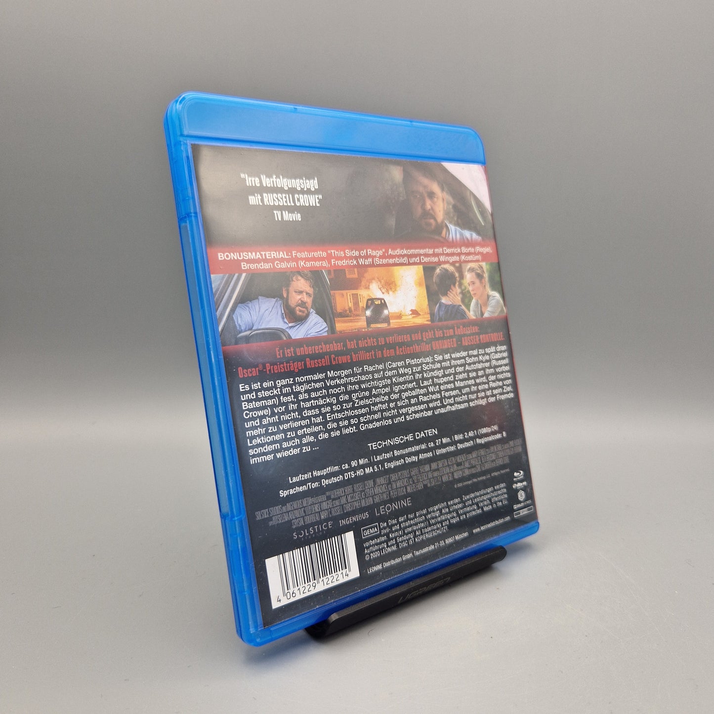 Blu-Ray Film: Unhinged - Ausser Kontrolle			Zustand:	Sehr Gut