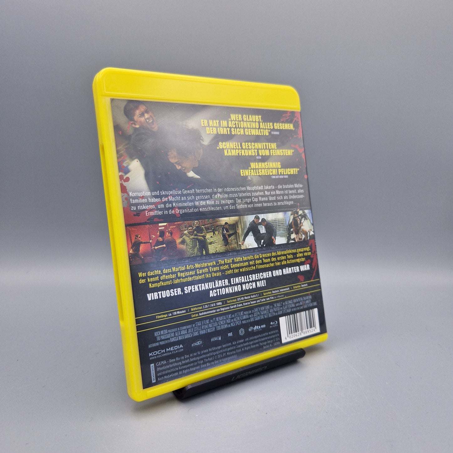 Blu-Ray Film: The Raid 2	Ungeschnittene Fassung		Zustand:	Sehr Gut