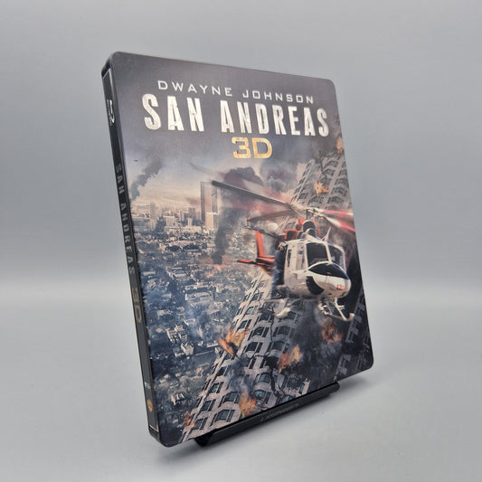 Blu-Ray Film: San Andreas 3D + 2D	Steelbook		Zustand:	Gut