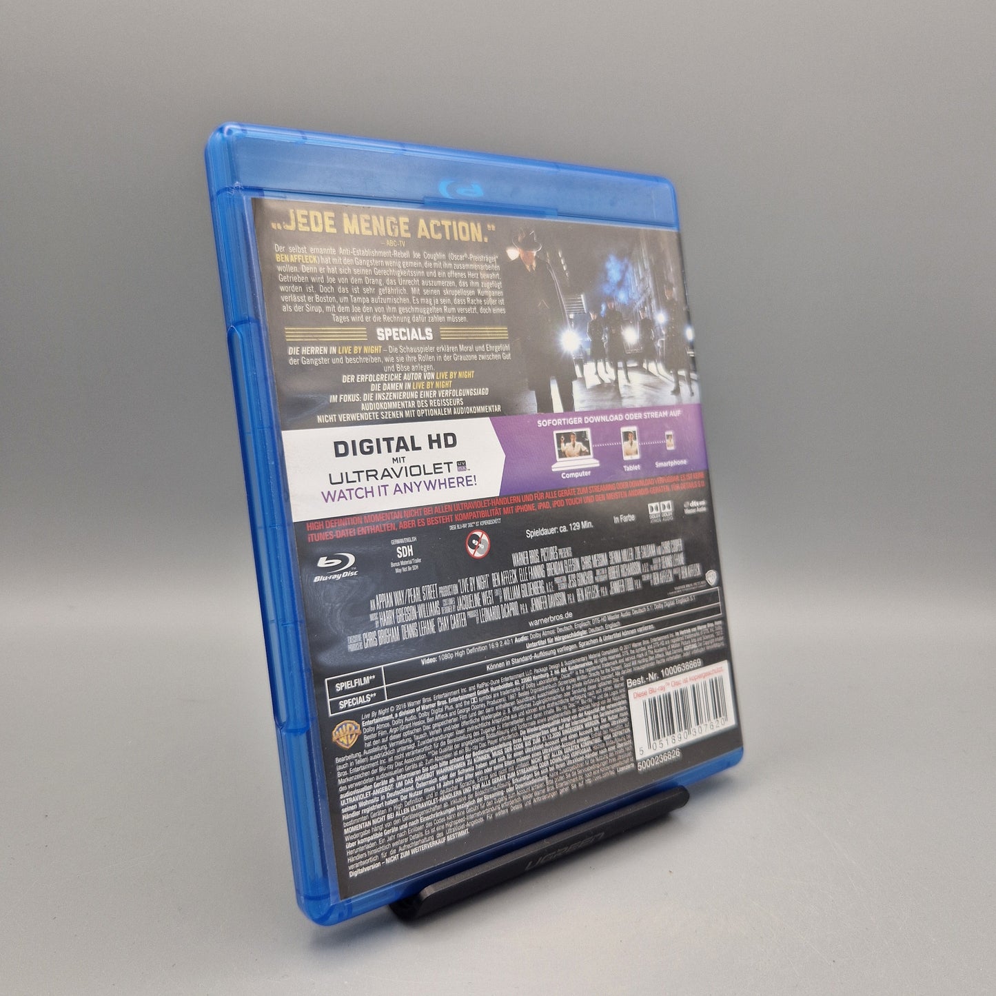 Blu-Ray Film: Live by Night			Zustand:	Sehr Gut