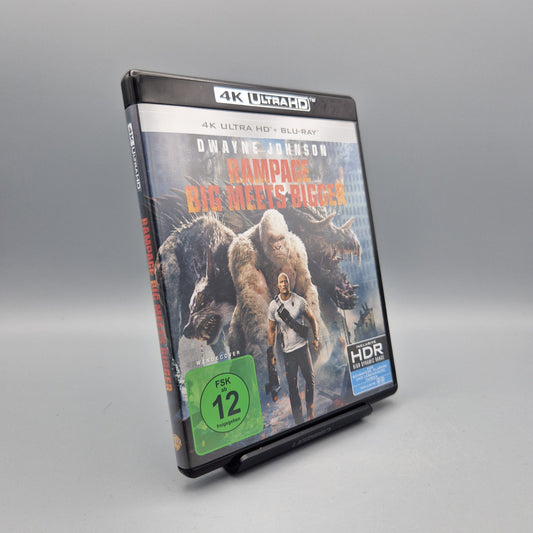 Blu-Ray Film: 4K Ultra HD	Rampage: Big Meets Bigger			Zustand:	Sehr Gut