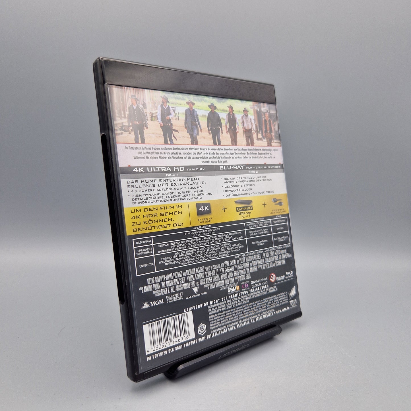 Blu-Ray Film: 4K Ultra HD	Die glorreichen Sieben			Zustand:	Sehr Gut