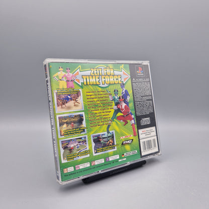 Playstation 1 Spiel: Power Rangers - Time Force		Hülle defekt