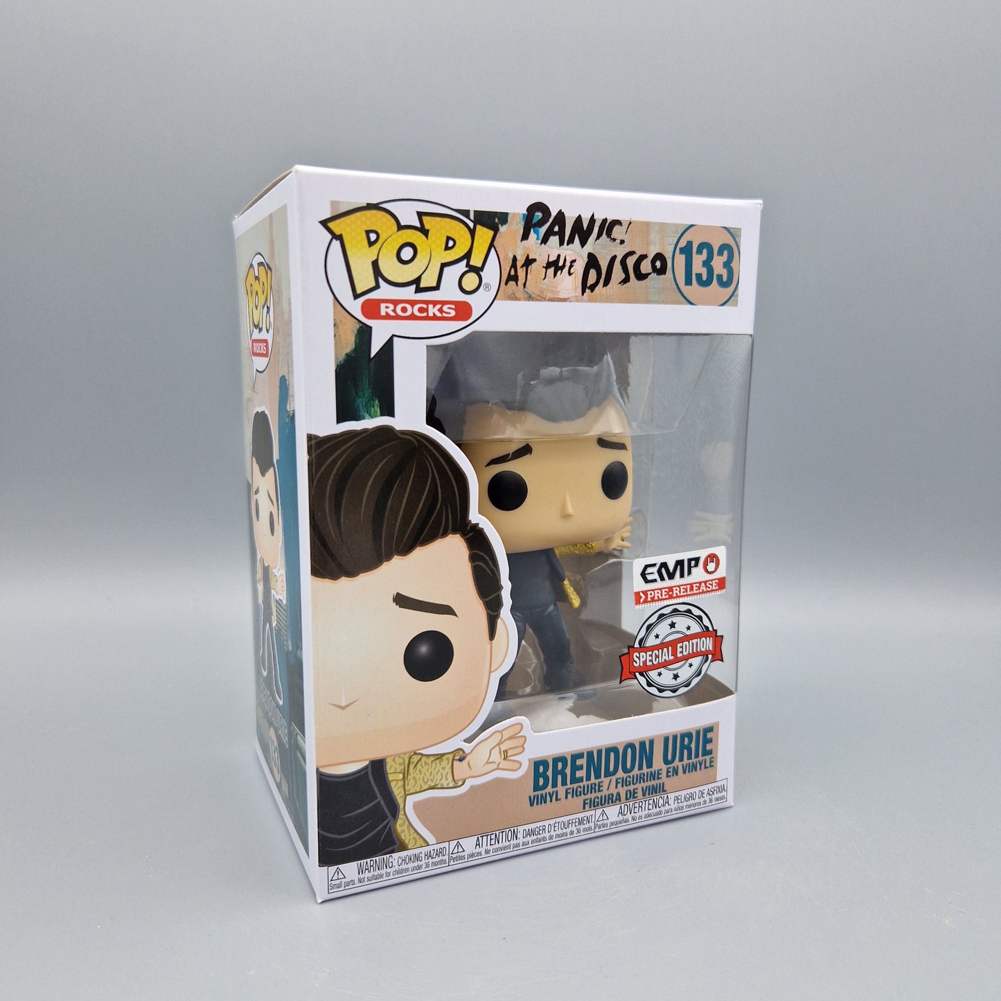Funko Pop! Rocks	Panic! At the Disco	#133	Brendon Urie	Special Edition