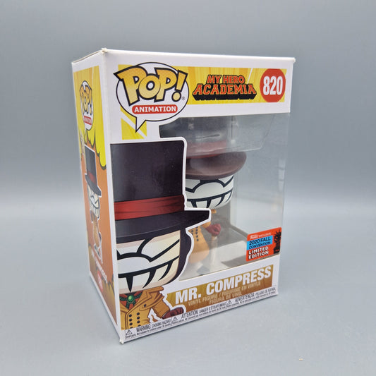 Funko Pop! Animation	My Hero Academia	#820	Mr. Compress	2020 Fall Convention