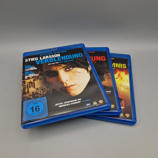 Blu-Ray Film: Stieg Larsson 3-Film Set: Verblendung, Verdammnis und Vergebung