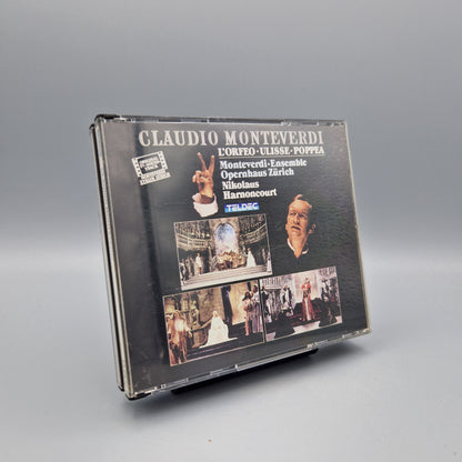 Musik CD: Claudio Monteverdi - L'Orfeo, Ulisse, Poppea	4 CD's