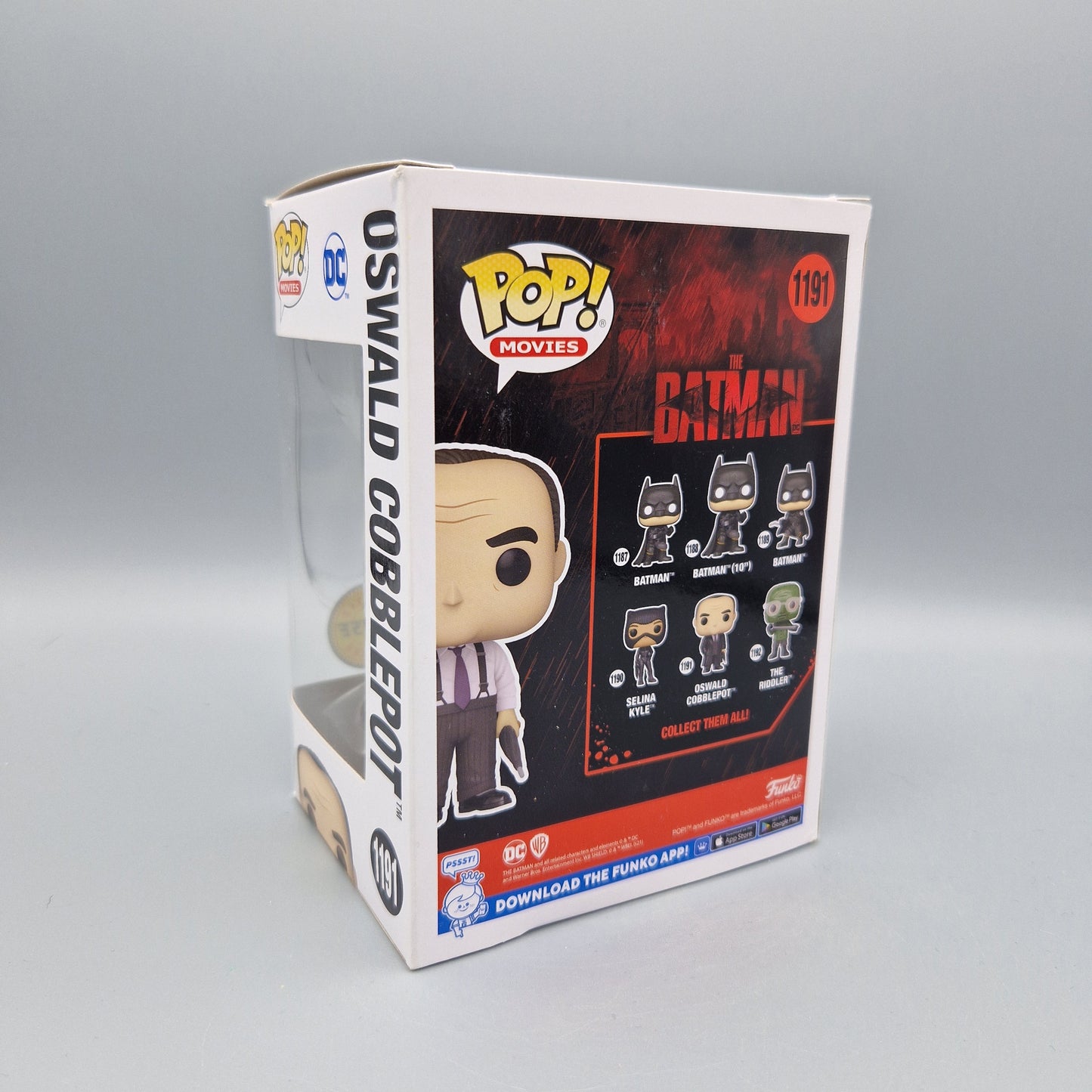 Funko Pop! Movies	The Batman	#1191	Oswald Cobblepot Chase