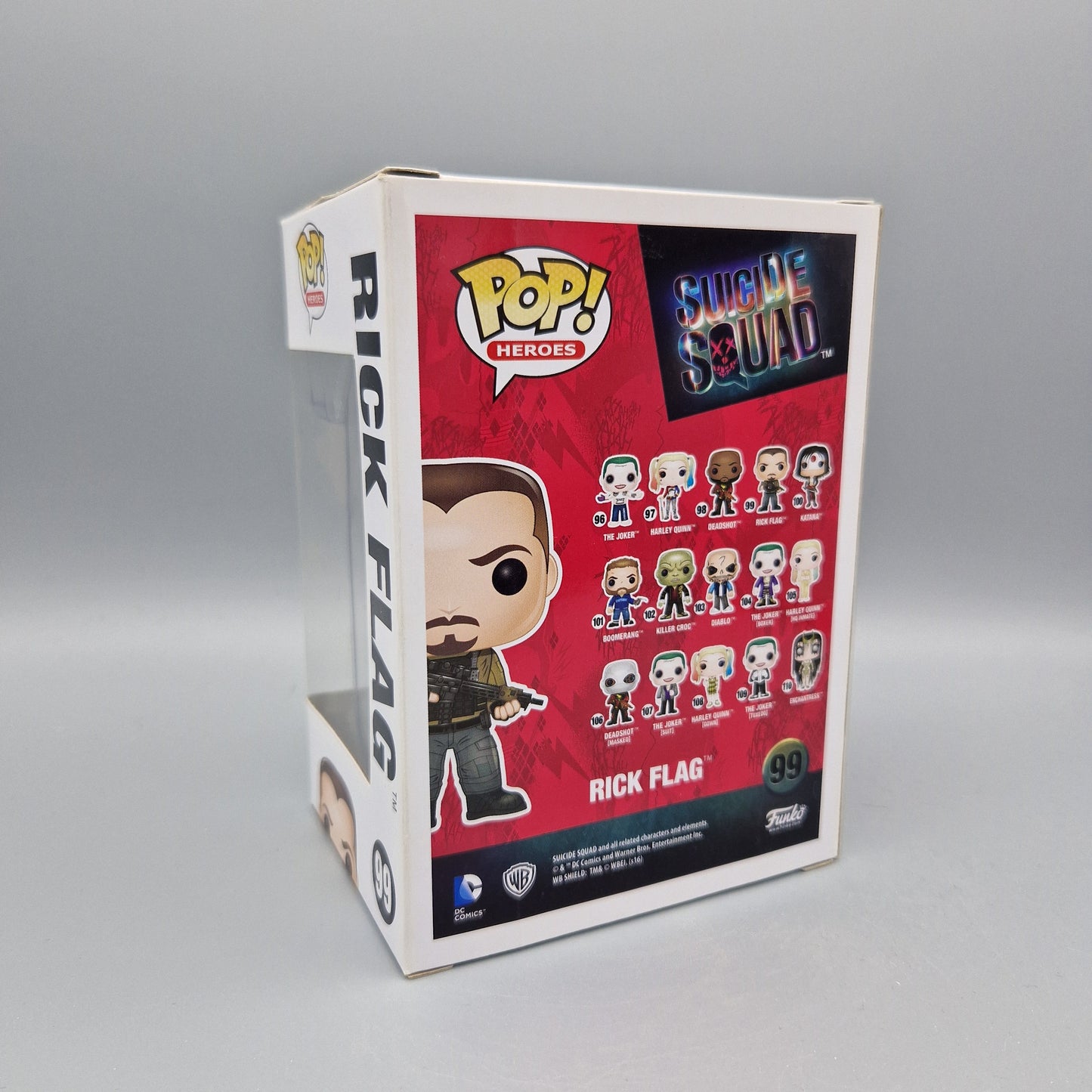 Funko Pop! Heroes	Suicide Squad	#99	Rick Flag		Vinylfigur