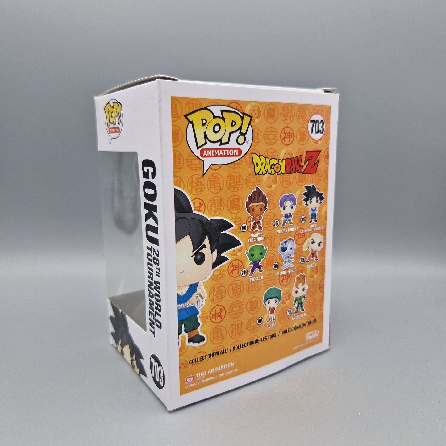 Funko Pop! Animation	Dragon Ball Z	#703	Goku 28th World Tournament		Vinylfigur