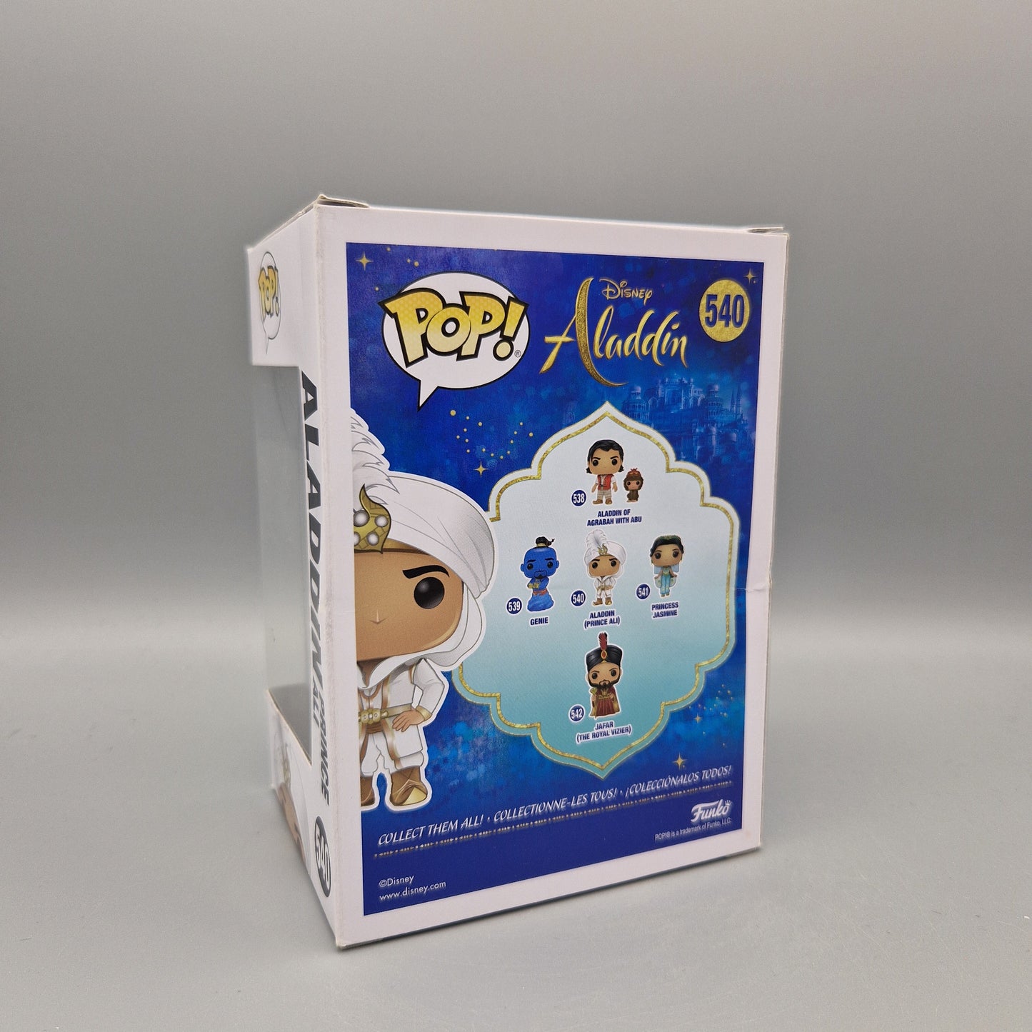 Funko Pop! Disney - Aladdin	#540	Aladdin (Prince Ali)		Vinylfigur