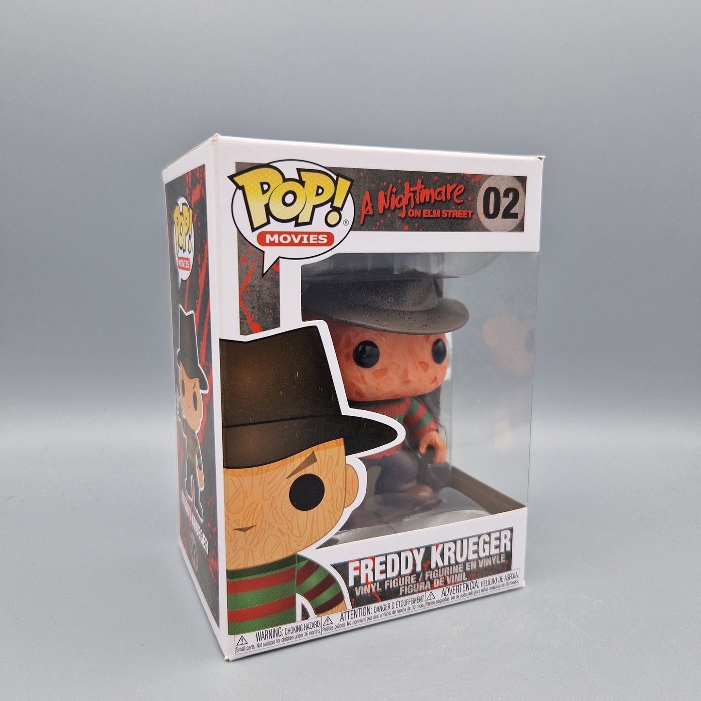 Funko Pop! Movies	A Nightmare on Elm Street	#02	Freddy Krueger		Vinylfigur