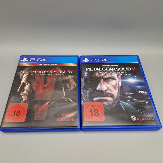 Playstation 4 2-Spiele Set: Metal Gear Solid V Ground Zeroes und The Phantom Pain