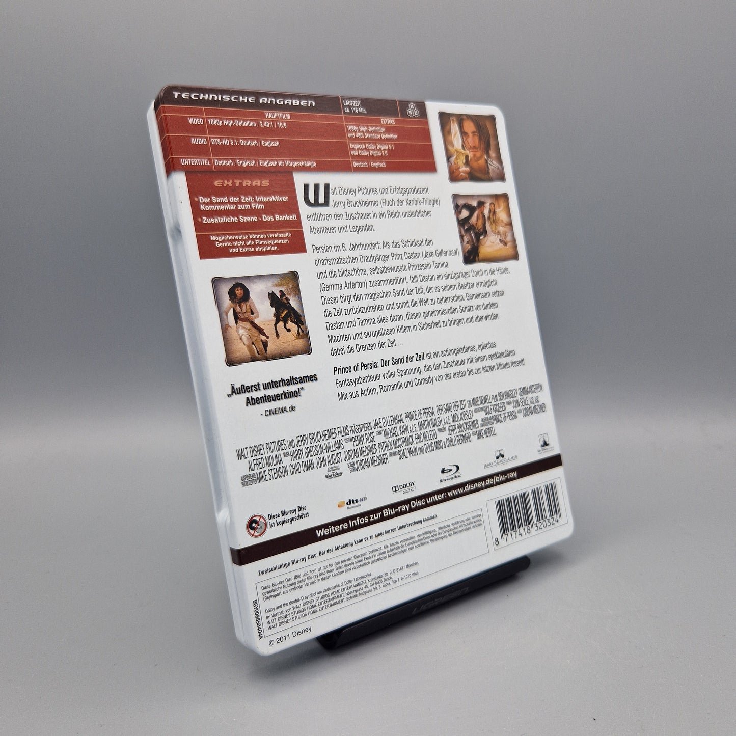 Blu-Ray Film: Disney Prince of Persia - Der Sand der Zeit	Steelbook	Collector's Edition
