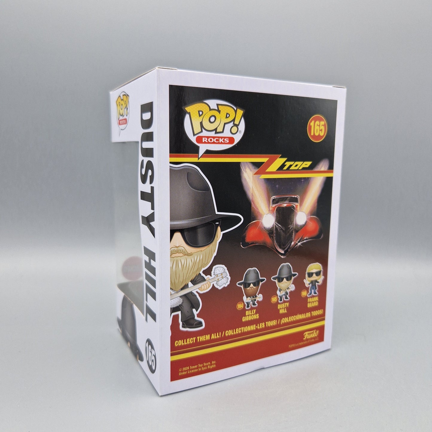 Funko Pop! Rocks	ZZ Top	#165	Dusty Hill	Flocked