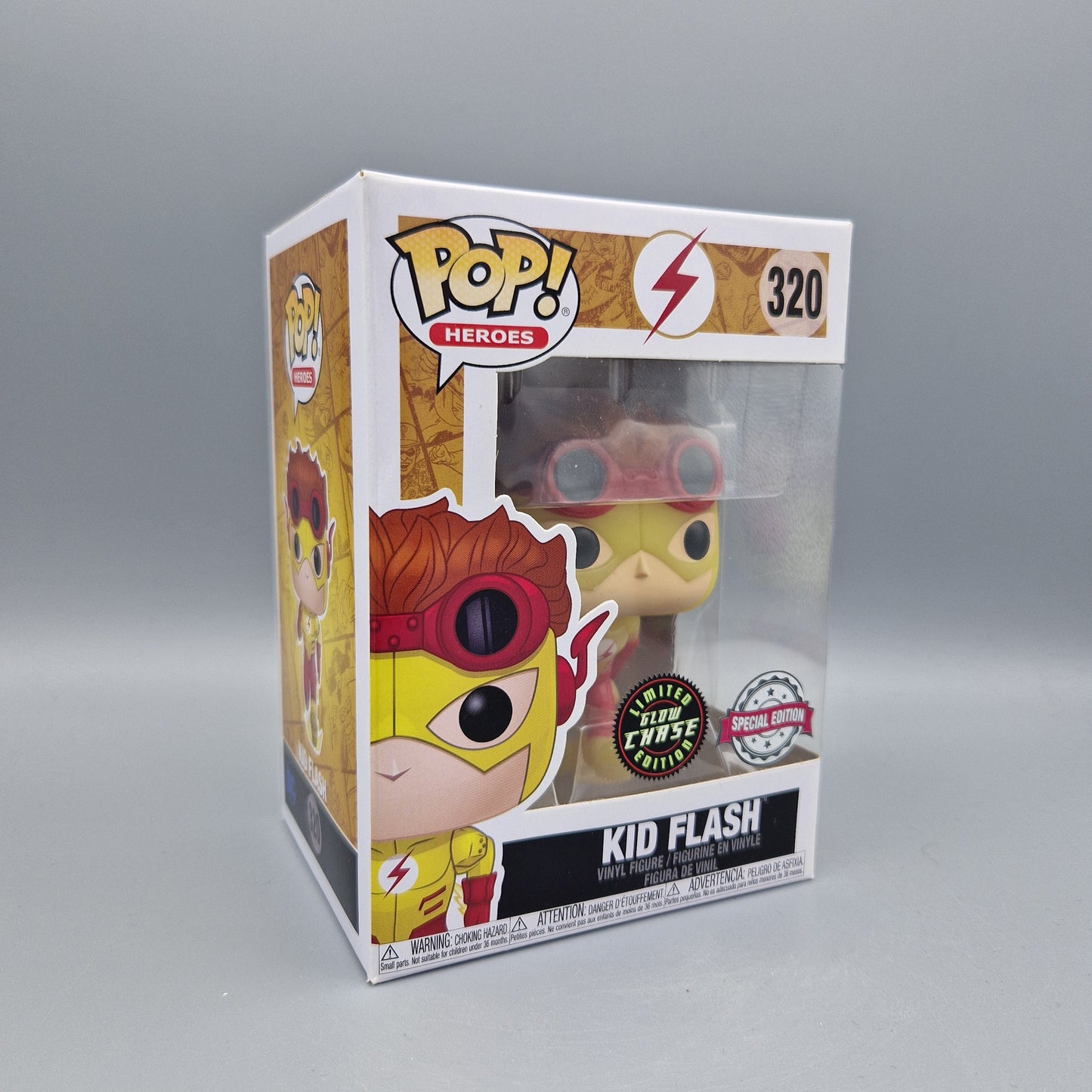 Funko Pop! Heroes	Flash	#320	Kid Flash	Glow Chase