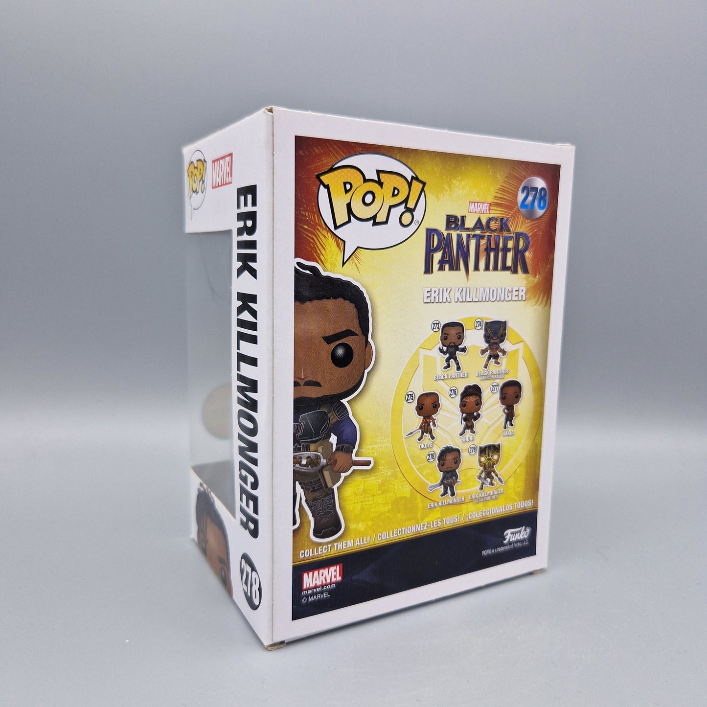 Funko Pop! Marvel - Black Panther	#278	Erik Killmonger	Chase