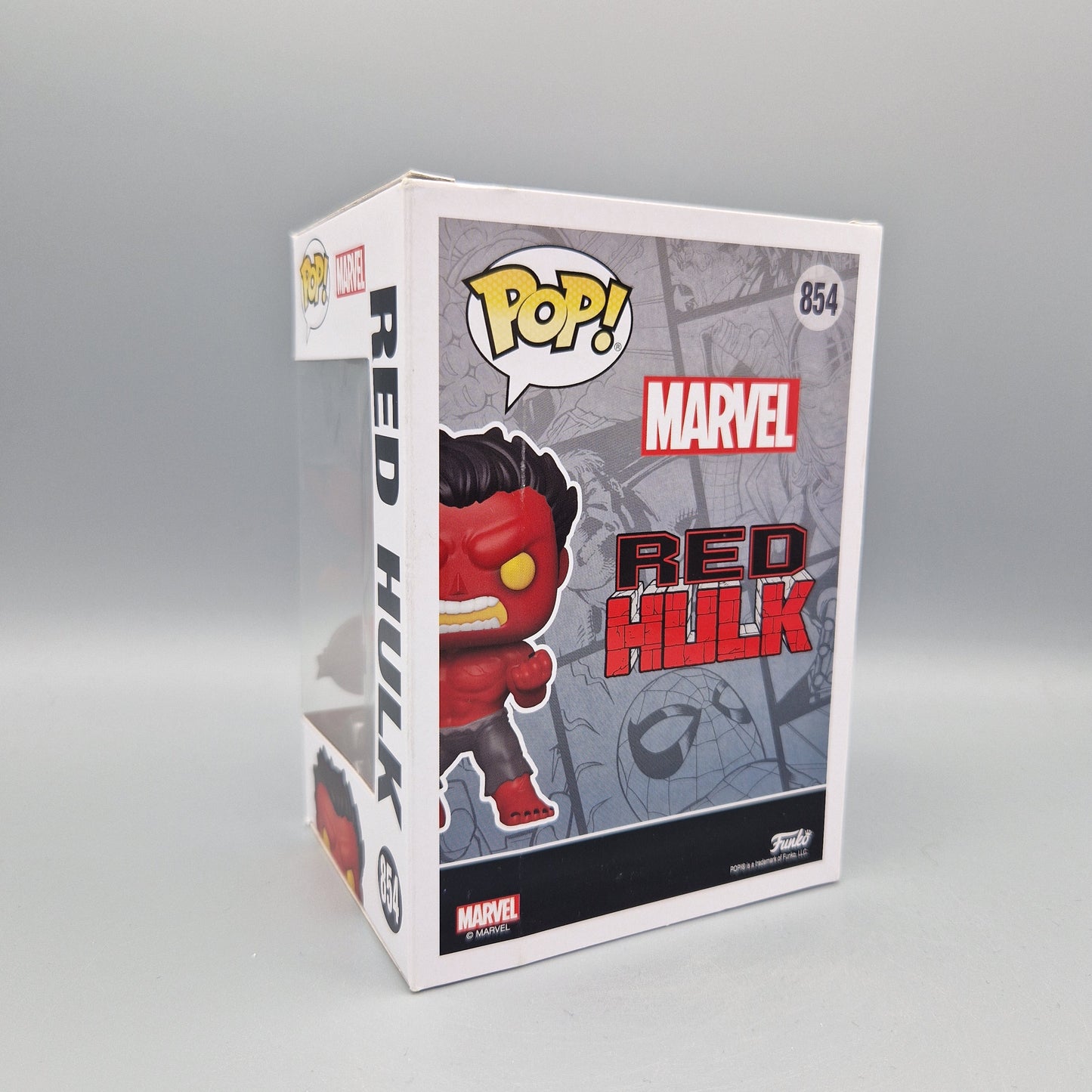 Funko Pop! Marvel	#854	Red Hulk	Glow Chase