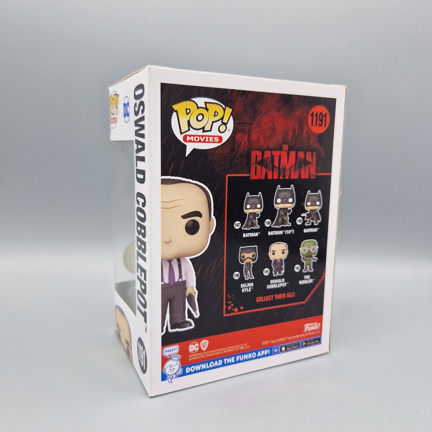 Funko Pop! Movies	The Batman	#1191	Oswald Cobblepot	Chase