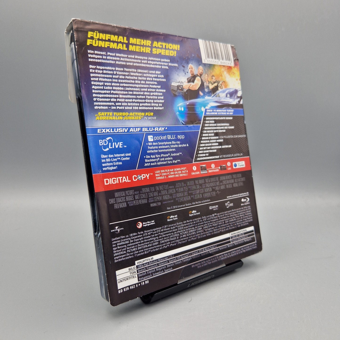 Blu-Ray Film: Fast & Furious Five	Steelbook