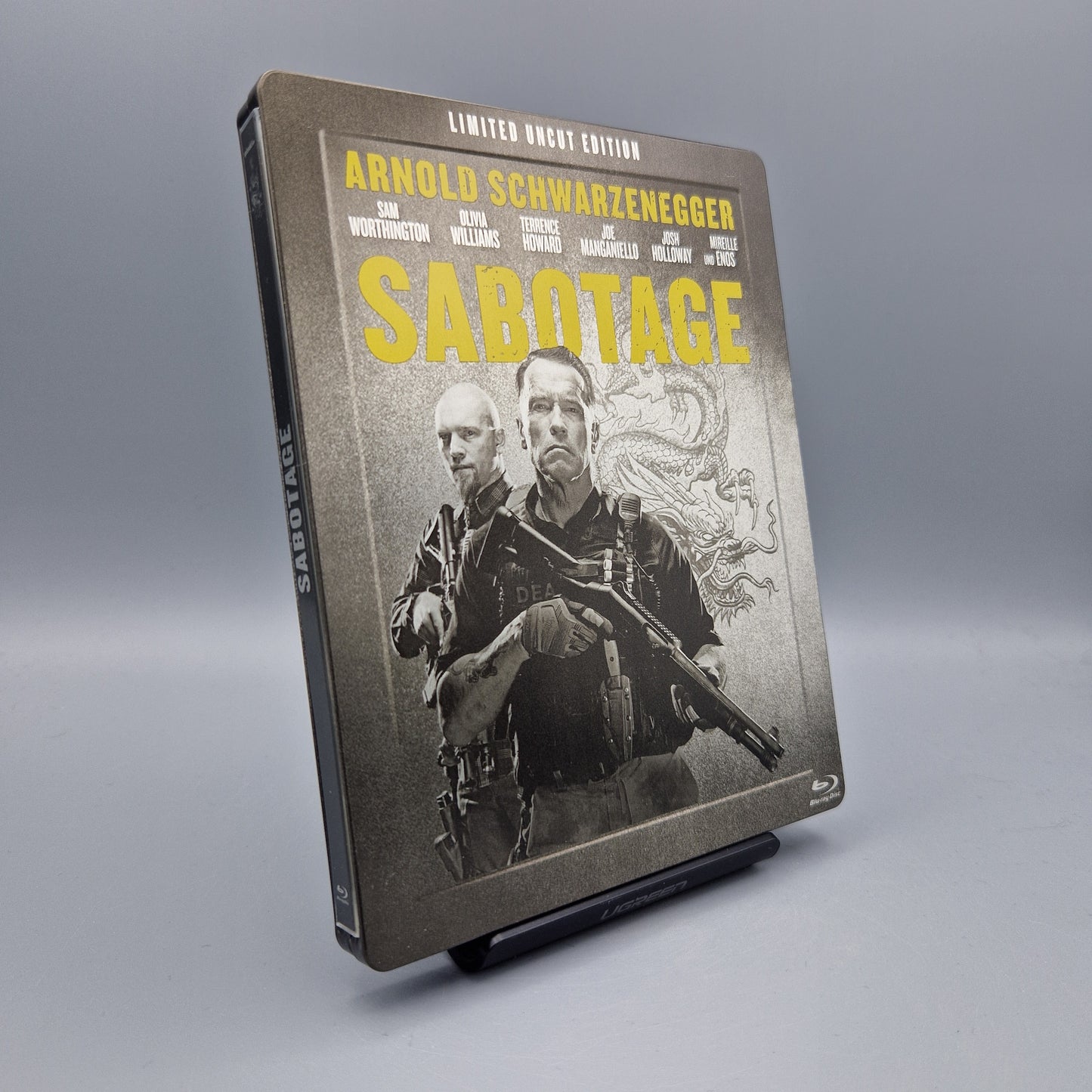 Blu-Ray Film: Sabotage	Steelbook	Schwarzenegger