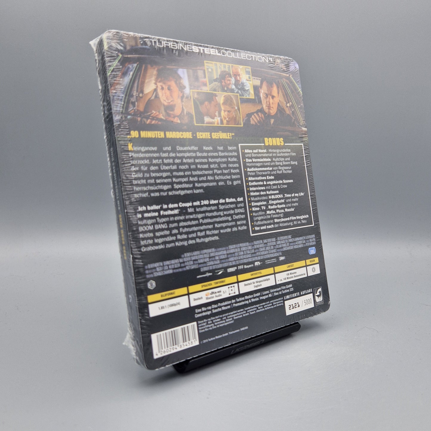 Blu-Ray Film: Bang Boom Bang - Ein todsicheres Ding	Steelbook	Nr. 2121 von 5000 NEU