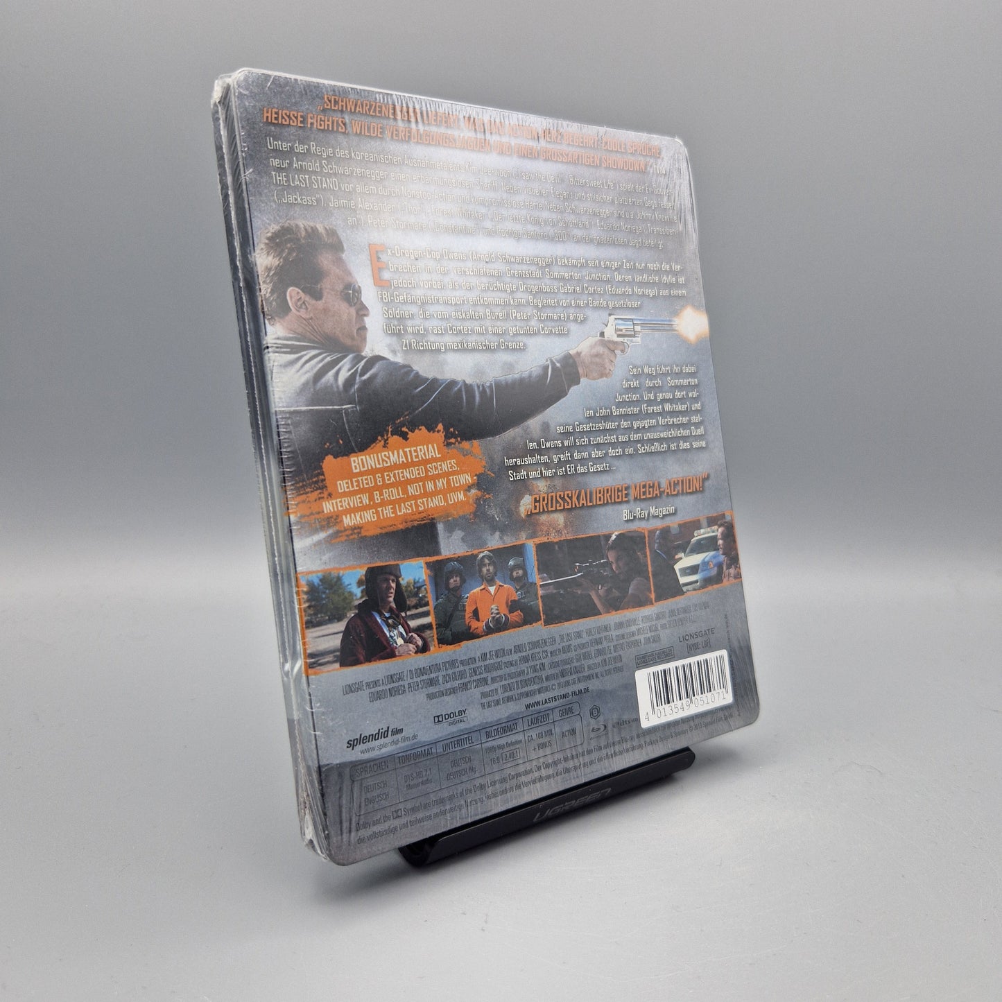 Blu-Ray Film: The Last Stand	Steelbook NEU