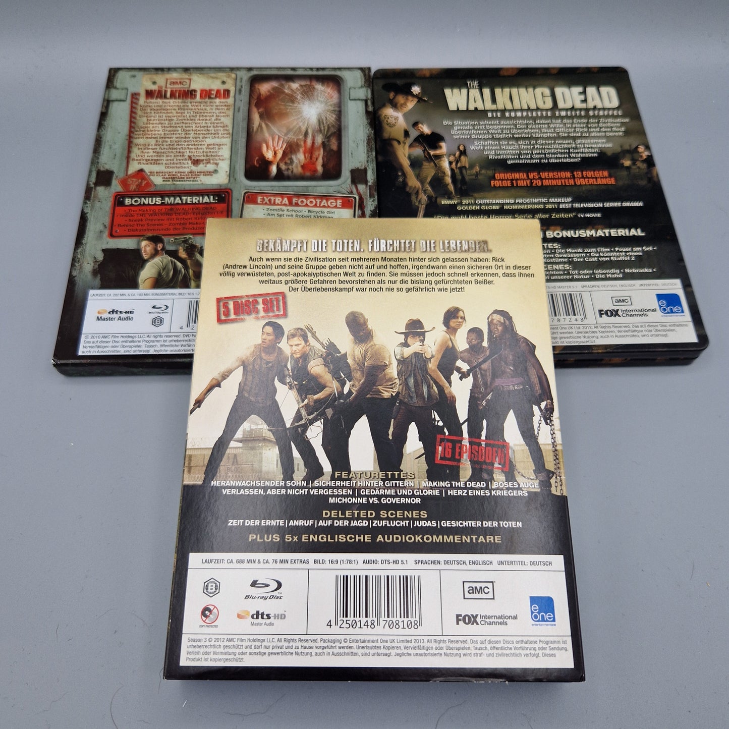 Blu-Ray Serie: The Walking Dead Bundle: Staffel 1-3