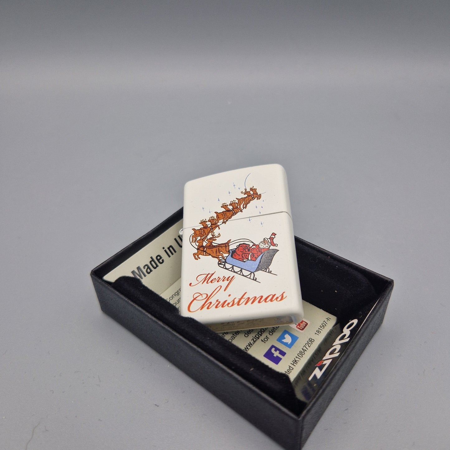 Zippo Feuerzeug Merry Christmas	H16	Lighter - ungezündet