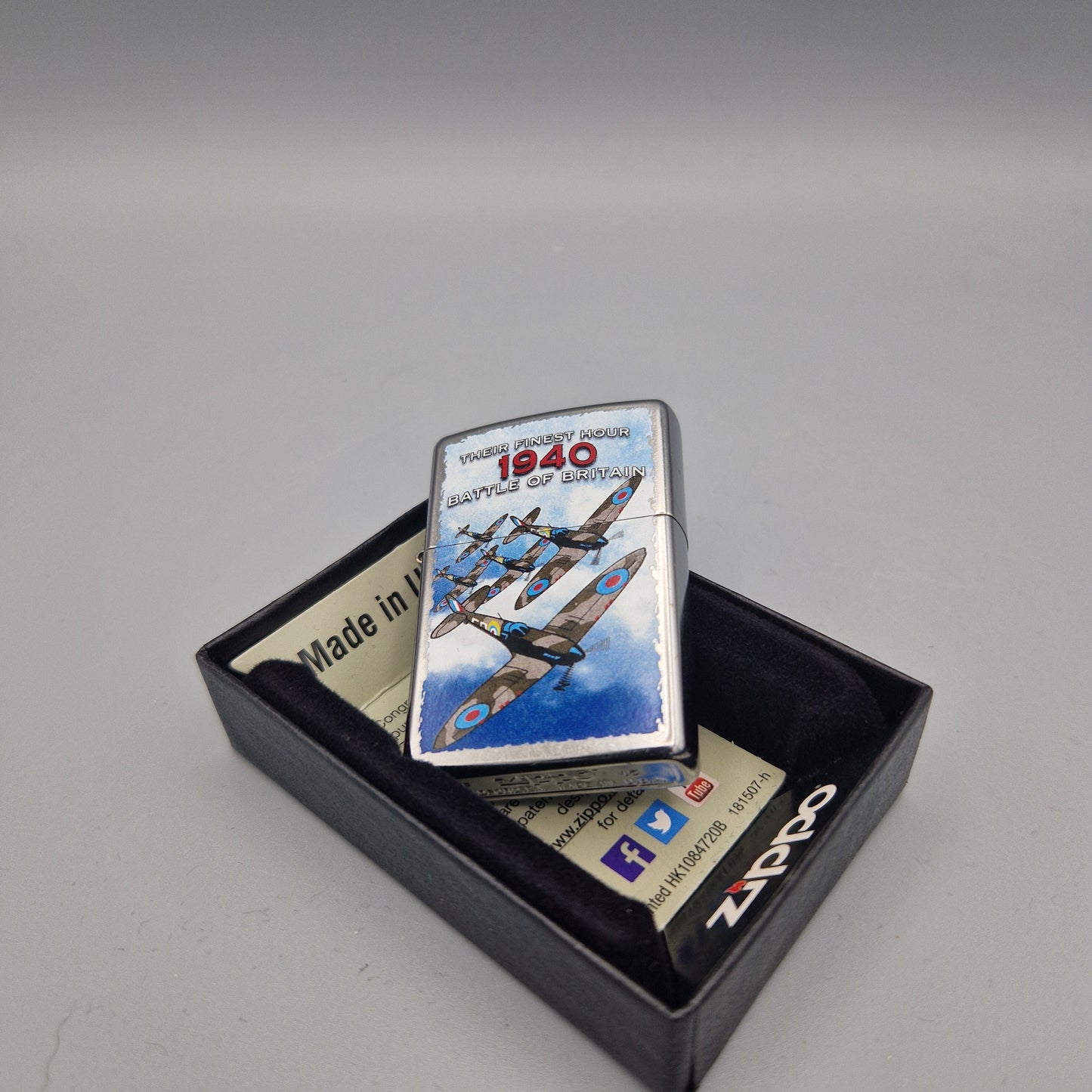 Zippo Feuerzeug Batt Brit 2	F15	Lighter - ungezündet