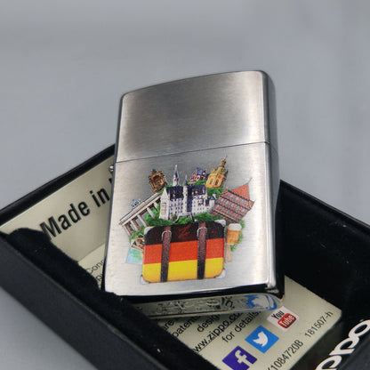 Zippo Feuerzeug German Monuments	D16	Lighter - ungezündet
