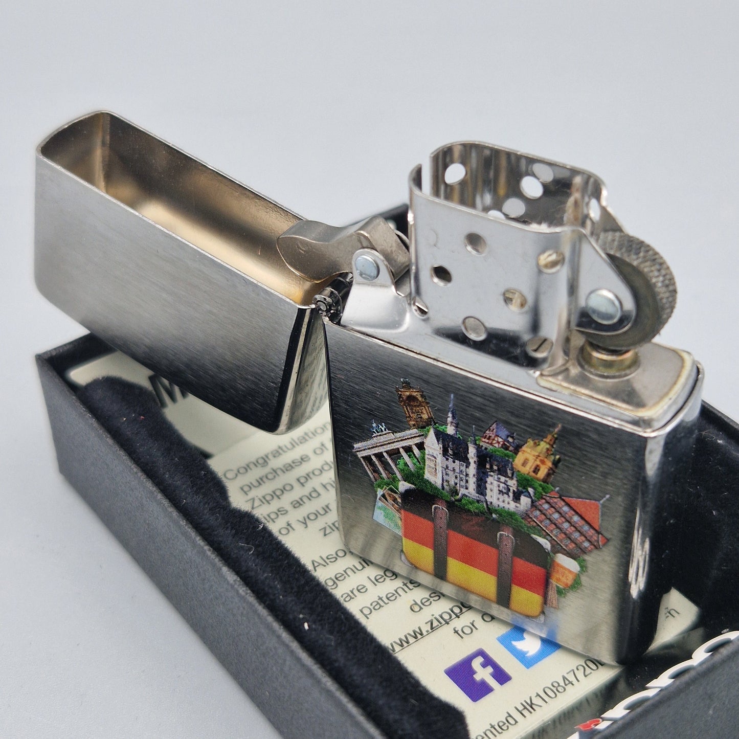 Zippo Feuerzeug German Monuments	D16	Lighter - ungezündet