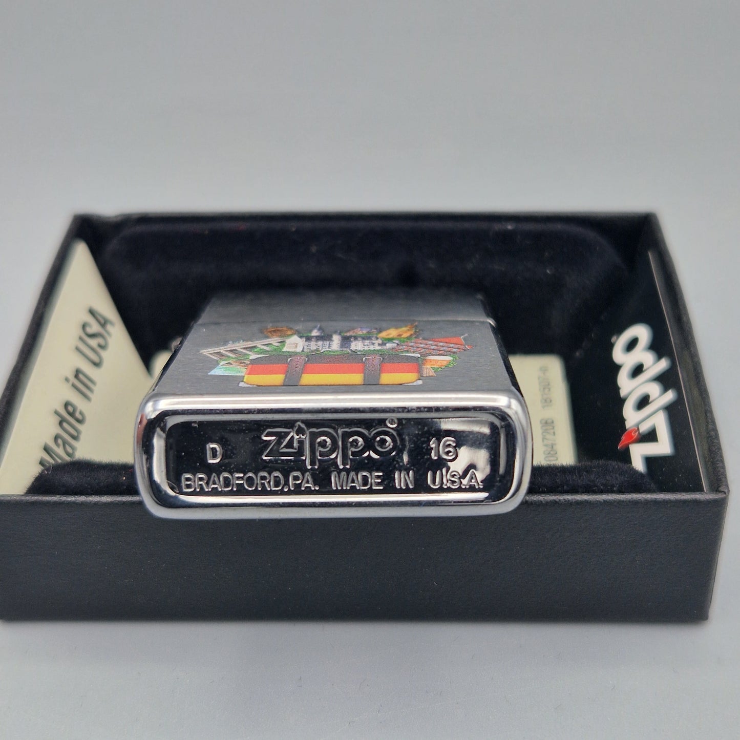 Zippo Feuerzeug German Monuments	D16	Lighter - ungezündet