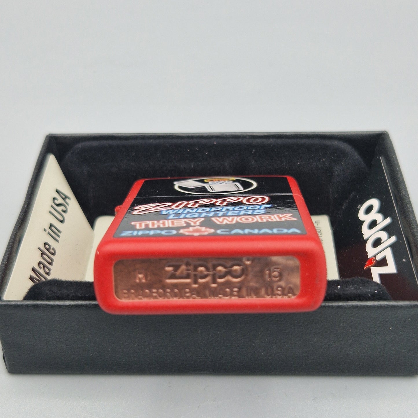 Zippo Feuerzeug Canada Plant	H15	Lighter - ungezündet