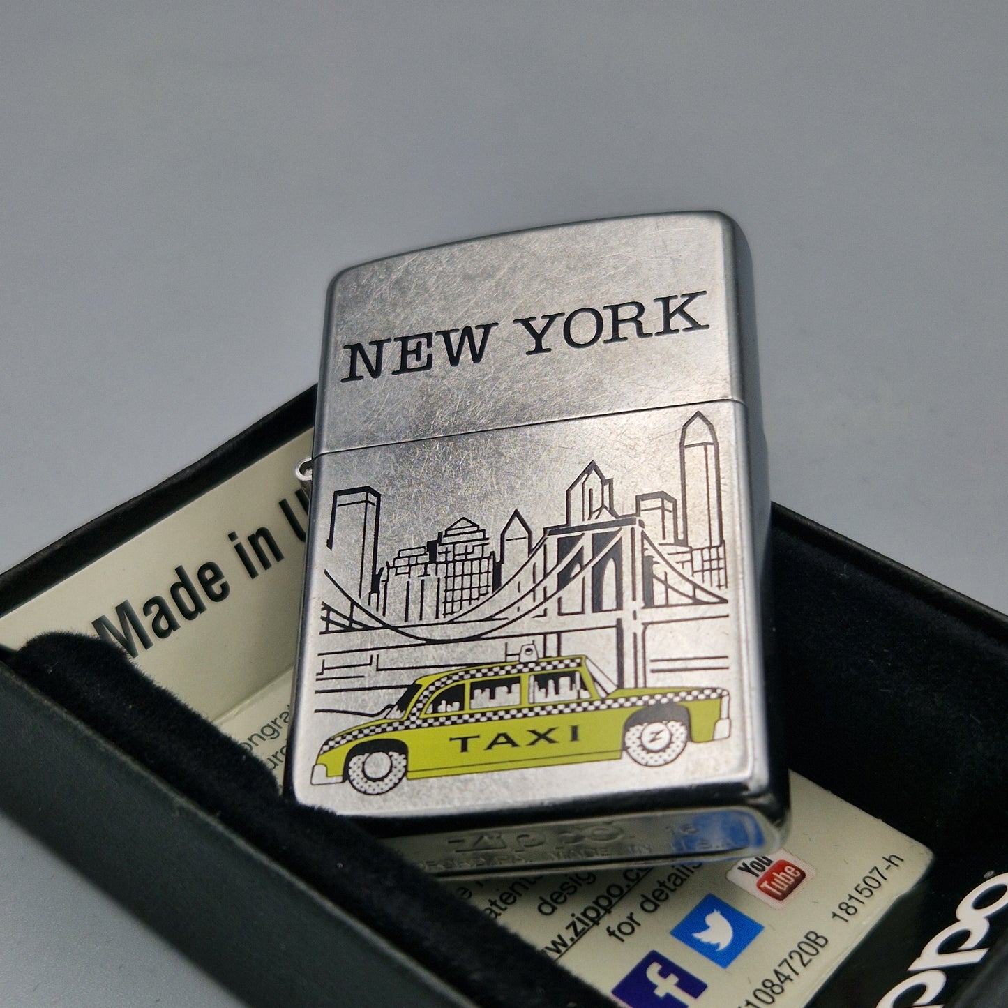 Zippo Feuerzeug New York	B16	Lighter - ungezündet