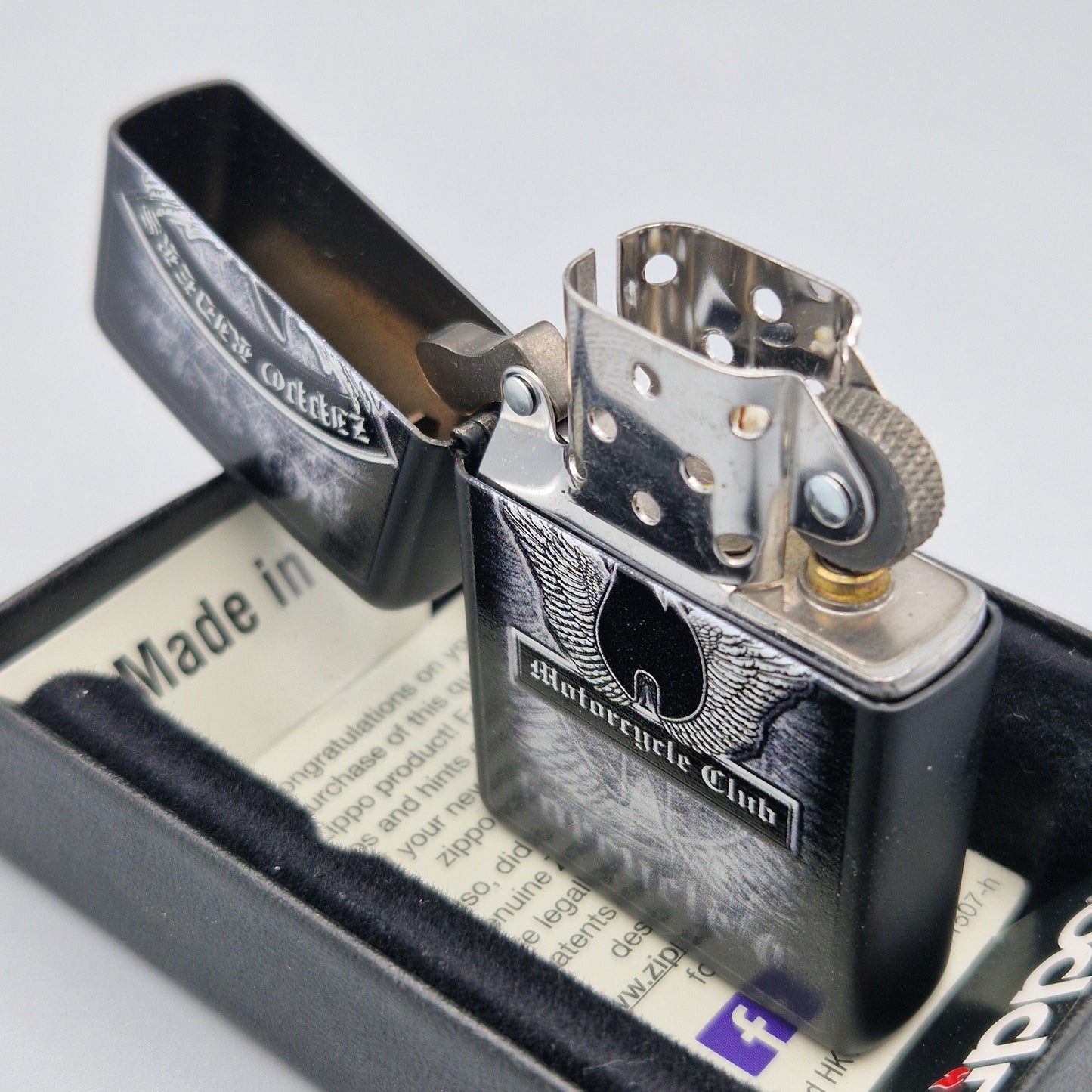 Zippo Feuerzeug Motorcycle Club	I15	Lighter - ungezündet