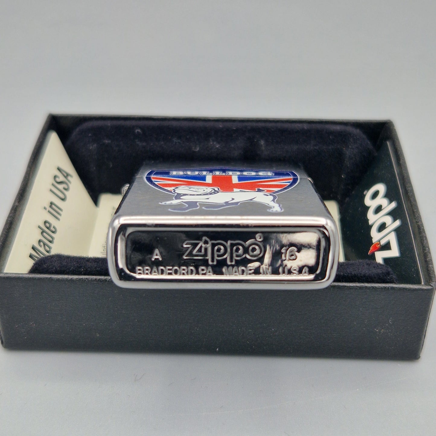 Zippo Feuerzeug UK Bulldog	A16	Lighter - ungezündet