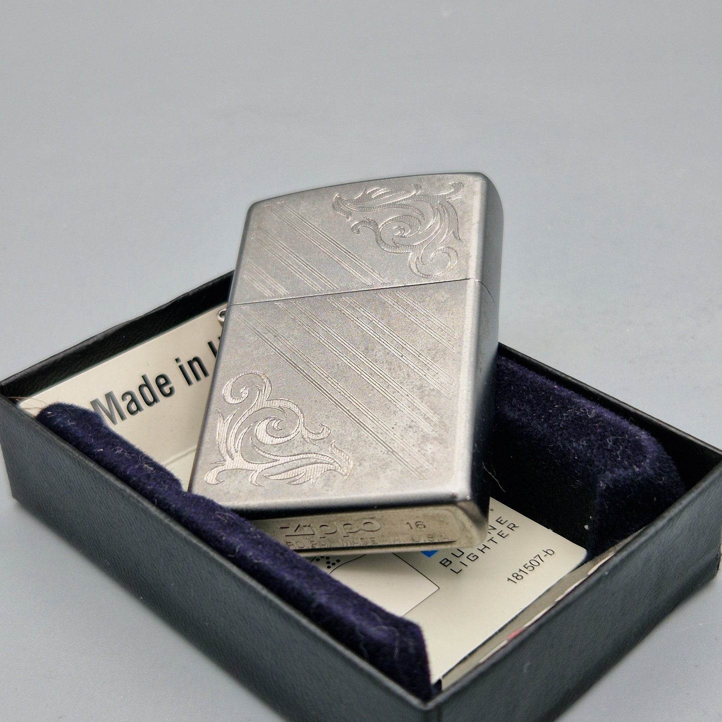 Zippo Feuerzeug Florentine	A16	Lighter - ungezündet