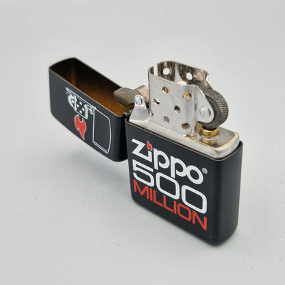 Zippo Feuerzeug 500th Million	A17	Lighter - ungezündet - ohne OVP