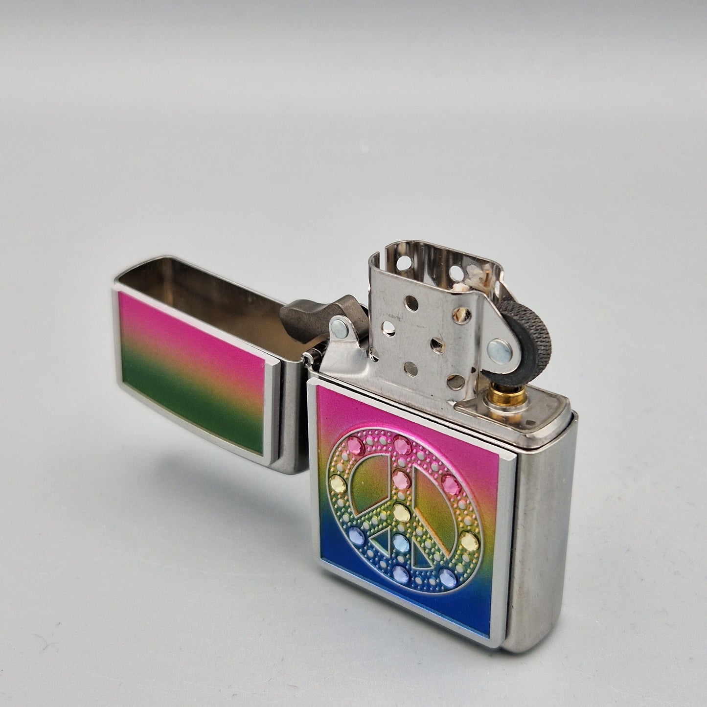 Zippo Feuerzeug Peace for All	A12	Lighter - ungezündet - ohne OVP