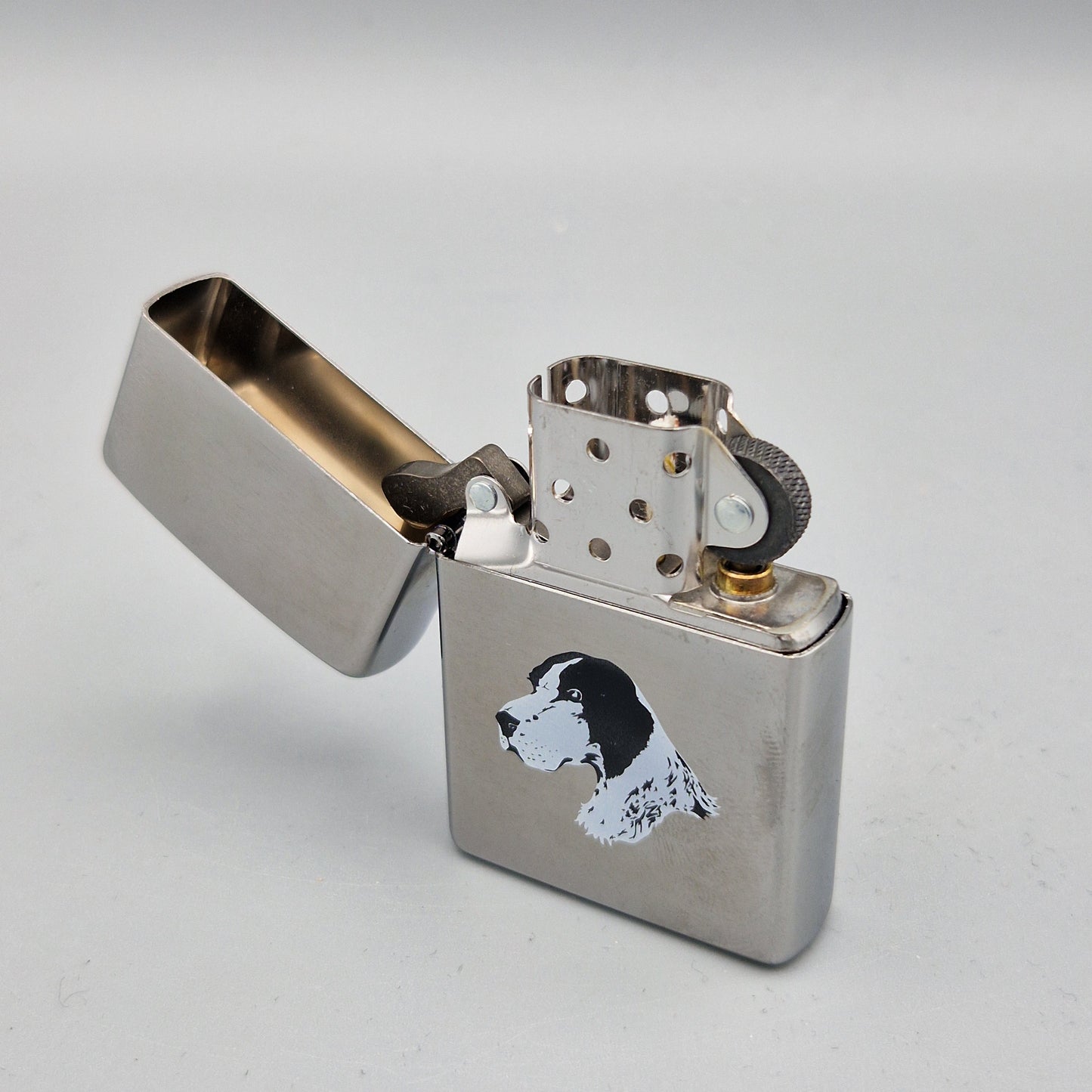 Zippo Feuerzeug Town and Country - Dog	F18	Lighter - ungezündet - ohne OVP
