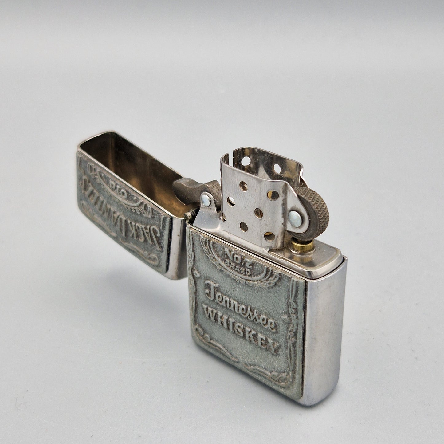 Zippo Feuerzeug Jack Daniel's Silver	A09	Lighter - ungezündet - ohne OVP