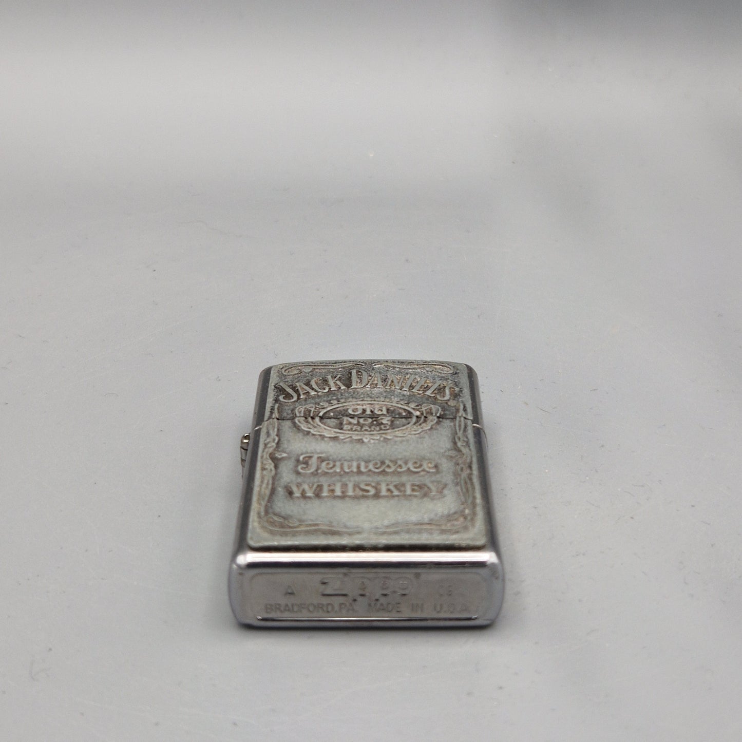 Zippo Feuerzeug Jack Daniel's Silver	A09	Lighter - ungezündet - ohne OVP