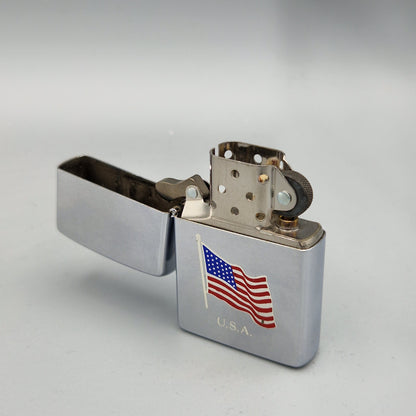 Zippo Feuerzeug USA Fahne US Flag	H VIII (1992)	Lighter - ungezündet - ohne OVP