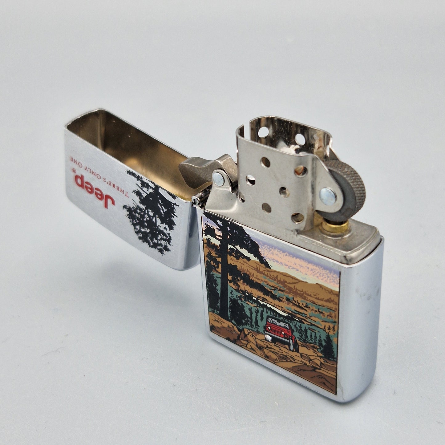 Zippo Feuerzeug Jeep - There's only one	F XIII (1997)	Lighter - ungezündet - ohne OVP