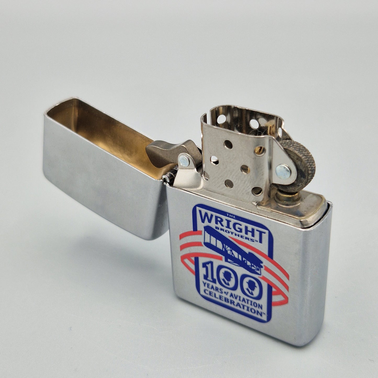 Zippo Feuerzeug The Wright Brothers - 100 Years	E03	Lighter - ungezündet - ohne OVP