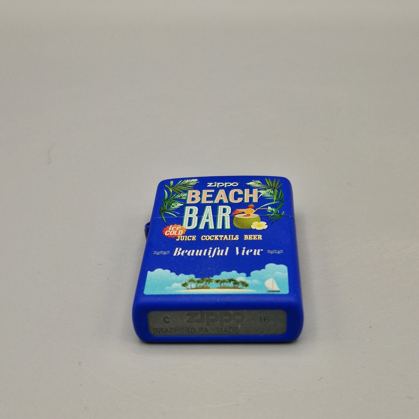Zippo Feuerzeug Beach Bar	C16	Lighter - ungezündet - ohne OVP