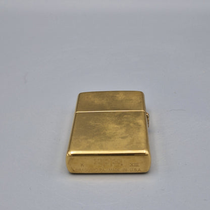 Zippo Feuerzeug Solid Brass Messing Drambuie	K XIII (1997)	Lighter - ungezündet - ohne OVP